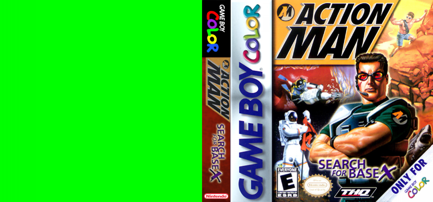 Action Man: Search for Base X [US,EU] gbc 2001 Box Art