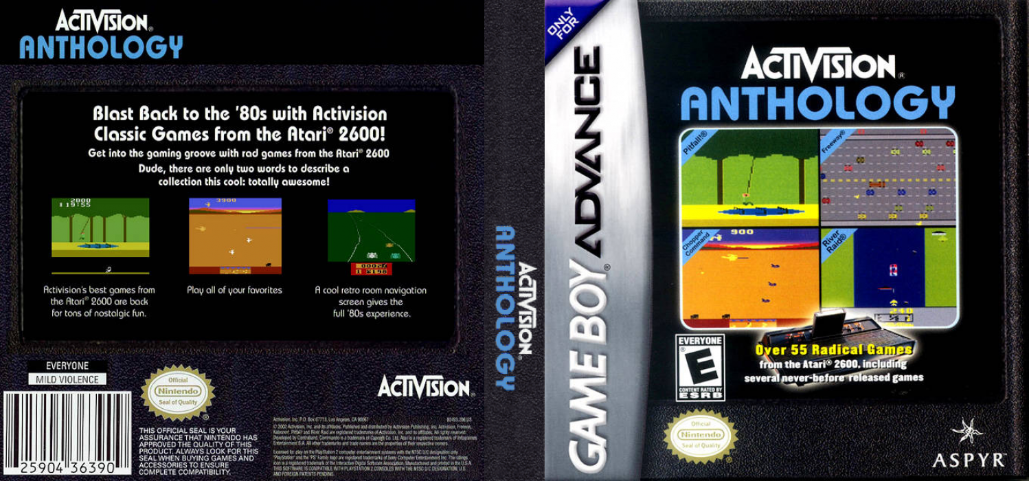 Activision Anthology [US] gba 2003 Box Art