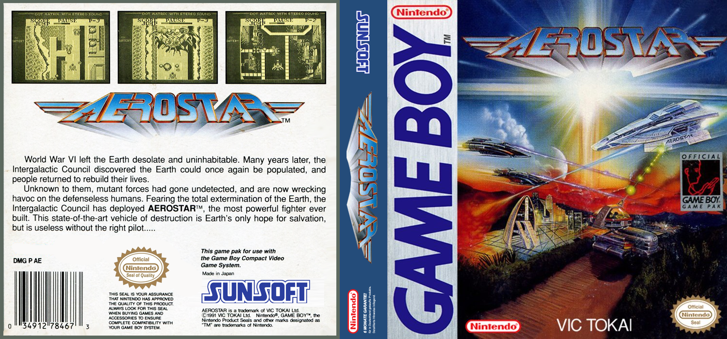 Aerostar [US,EU] gb 1991 Box Art