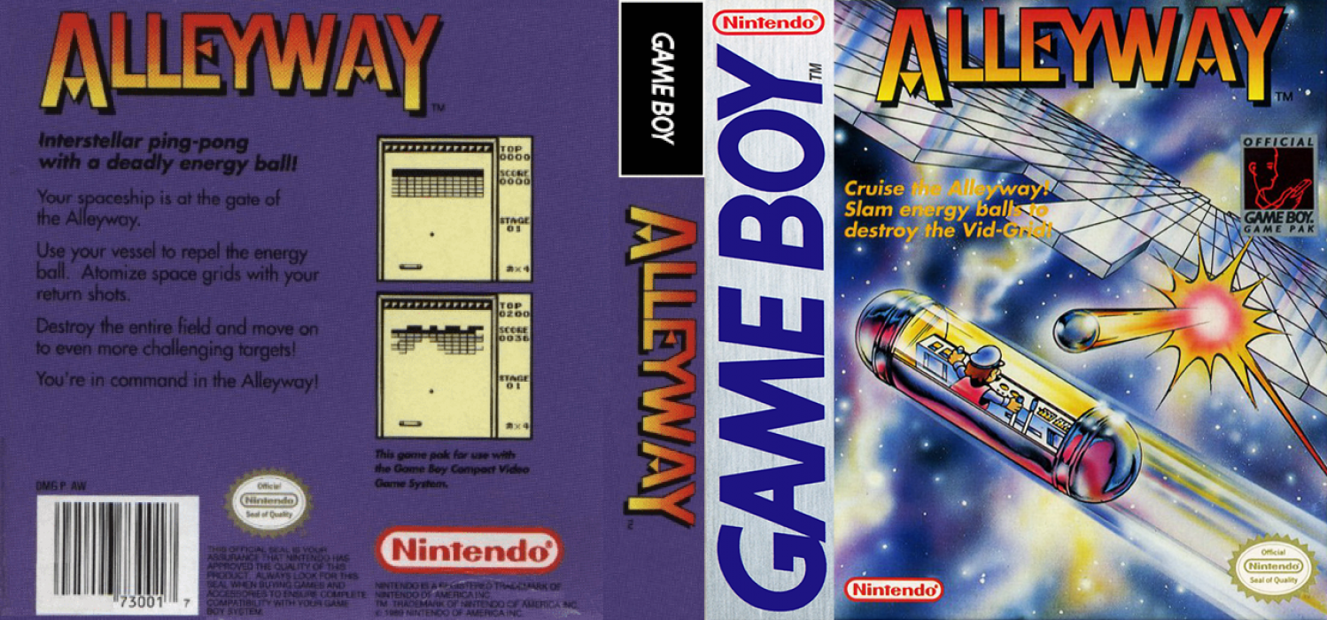 Alleyway [WOR] gb 1989 Box Art