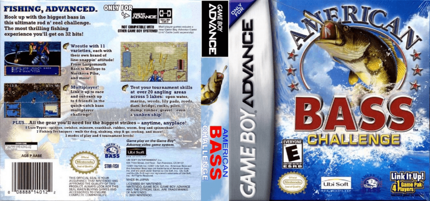 American Bass Challenge [US] gba 2001 Box Art