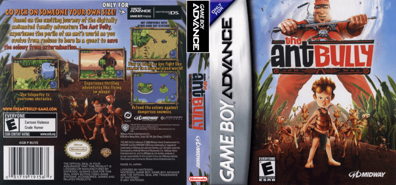 The Ant Bully [US] gba 2006 Box Art