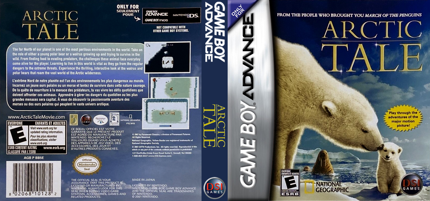Arctic Tale [US] gba 2007 Box Art