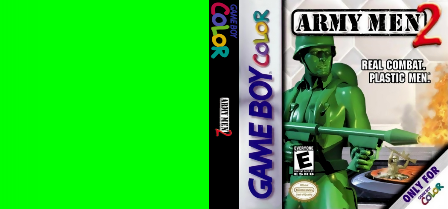 Army Men II [US,EU] gbc 2000 Box Art