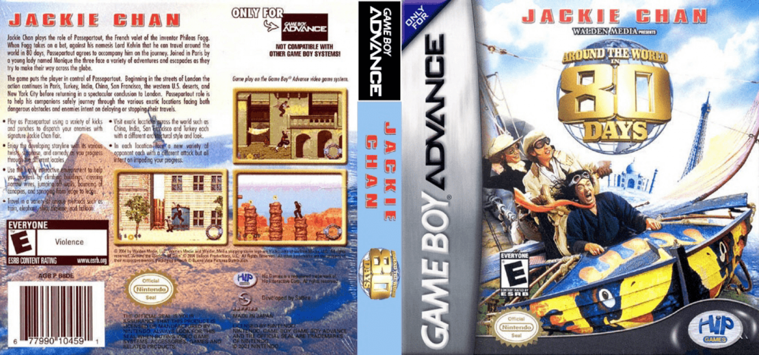 Around the World in 80 Days [US] gba 2004 Box Art