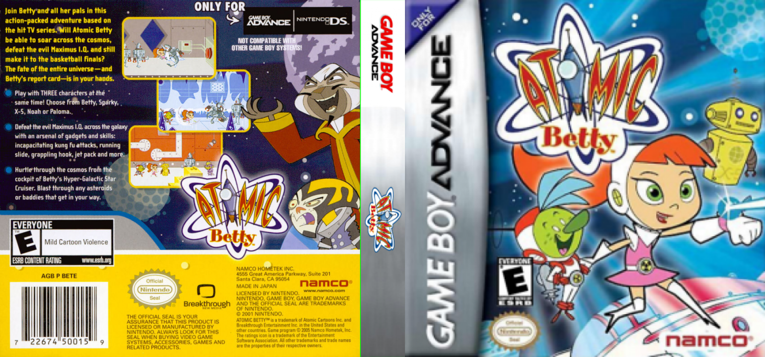 Atomic Betty [US,EU] gba 2005 Box Art