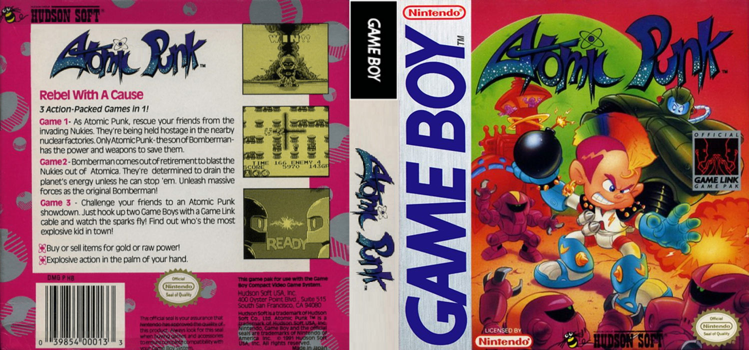 Atomic Punk [US] gb 1991 Box Art