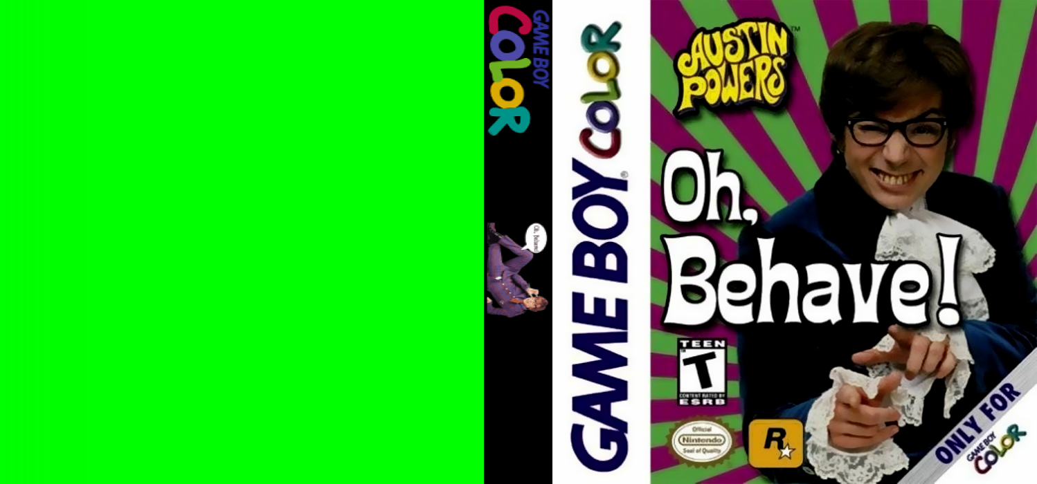 Austin Powers : Oh, Behave! [US] gbc 2000 Box Art