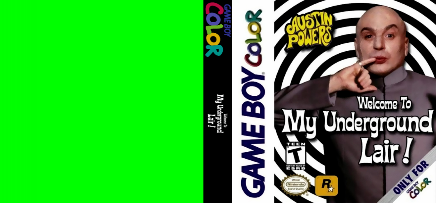 Austin Powers: Welcome to My Underground Lair [US] gbc 2000 Box Art