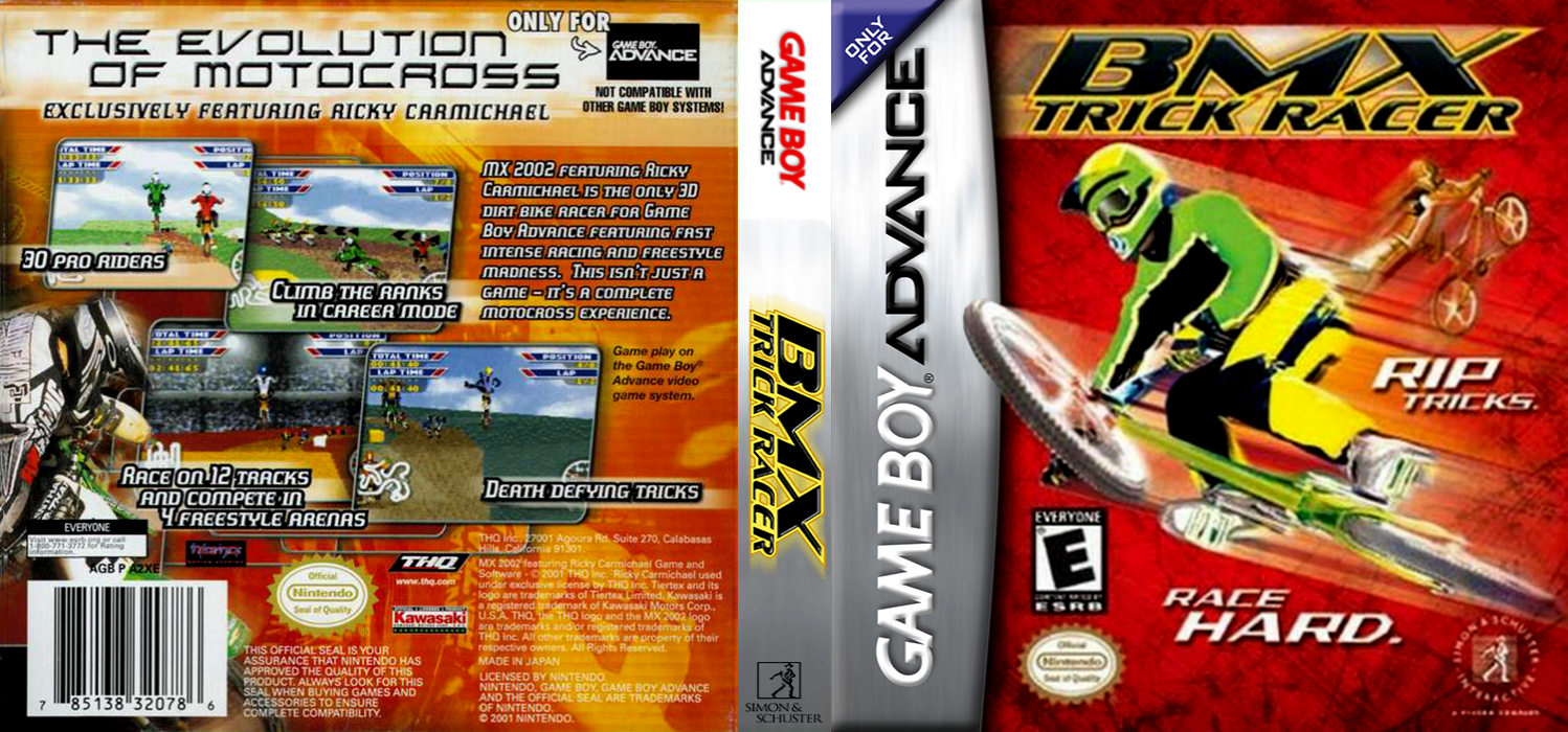 BMX Trick Racer [US] gba 2003 Box Art