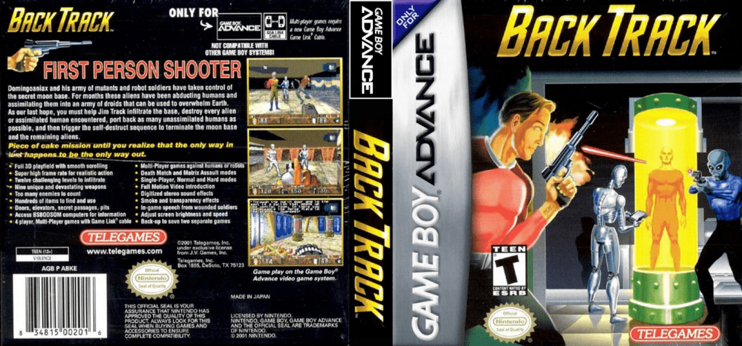 Back Track [US,EU] gba 2001 Box Art