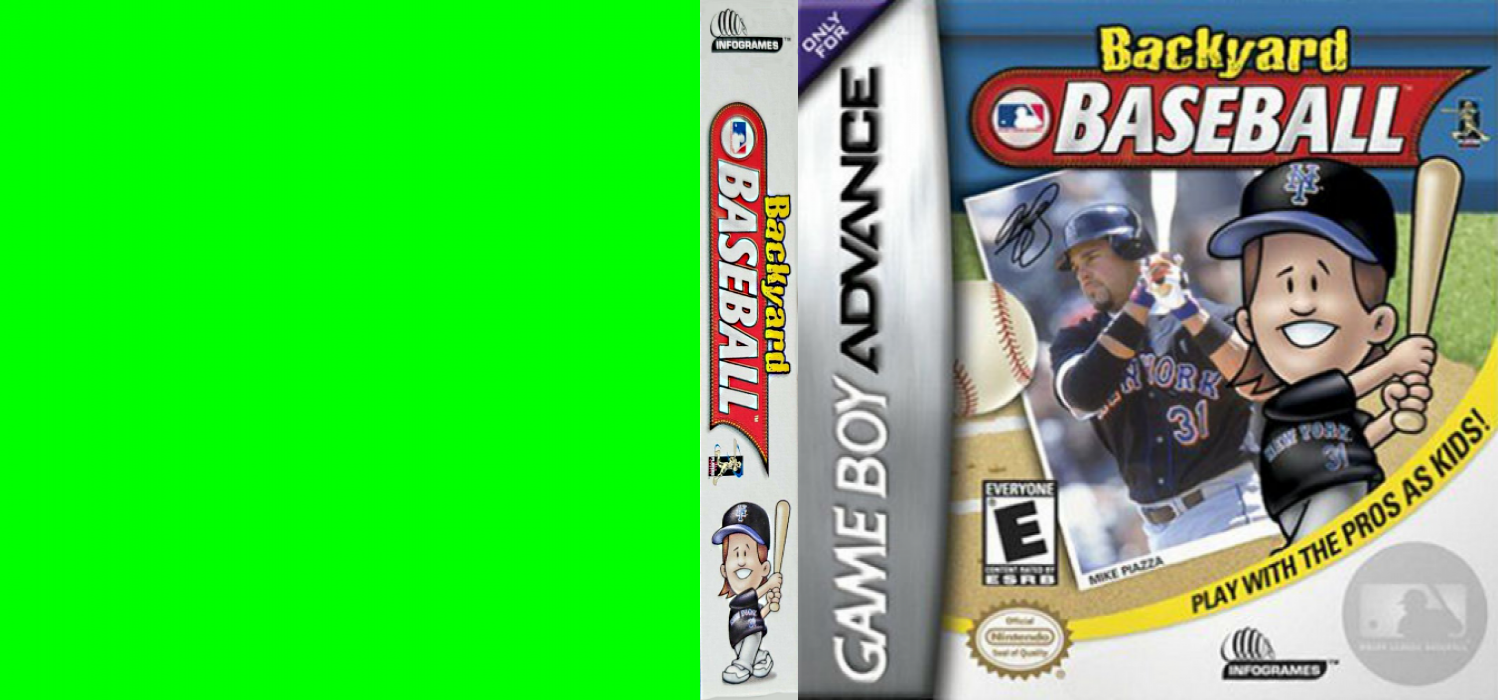 Backyard Baseball [US] gba 2002 Box Art