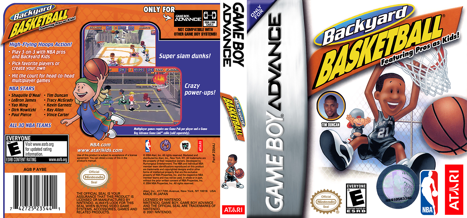Backyard Basketball [US] gba 2004 Box Art