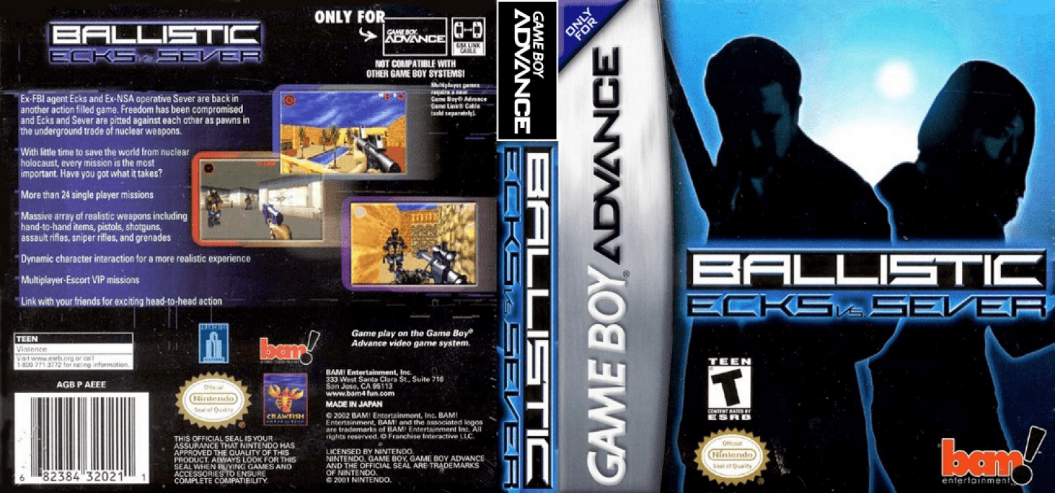 Ballistic: Ecks Vs. Sever [US] gba 2002 Box Art