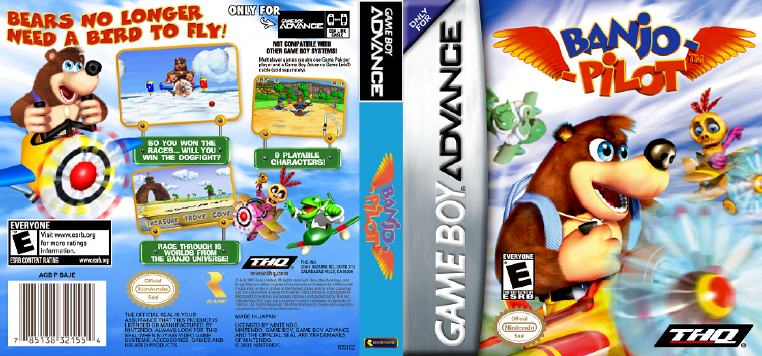 Banjo-Pilot [US] gba 2005 Box Art