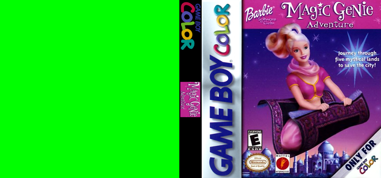 Barbie : Magic Genie Adventure [US] gbc 2000 Box Art