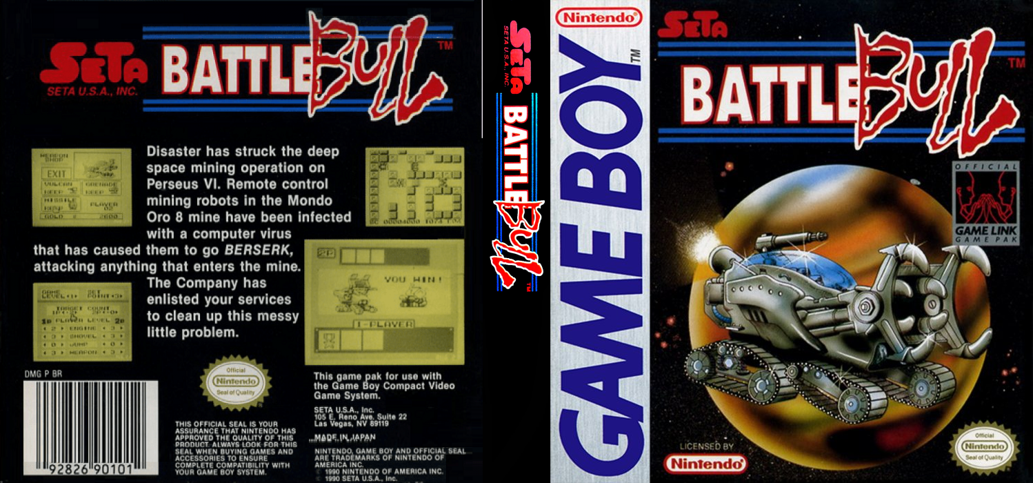 Battle Bull [US] gb 1991 Box Art