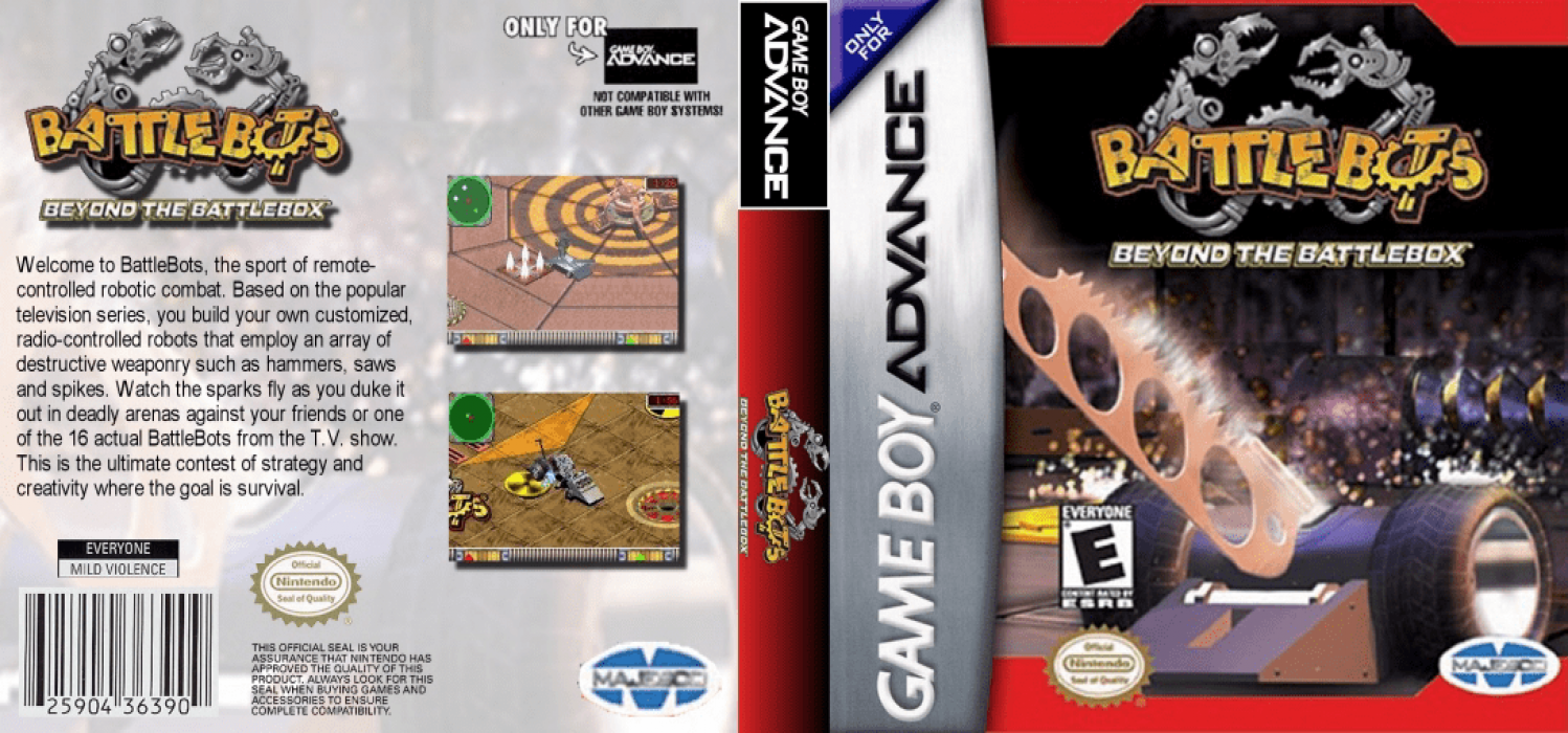 BattleBots – Beyond the BattleBox [US] gba 2002 Box Art