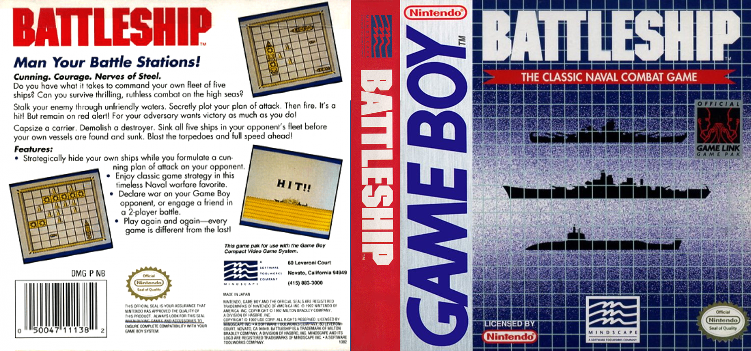 Kaisen Game : Navy Blue [US,EU] gb 1989 Box Art