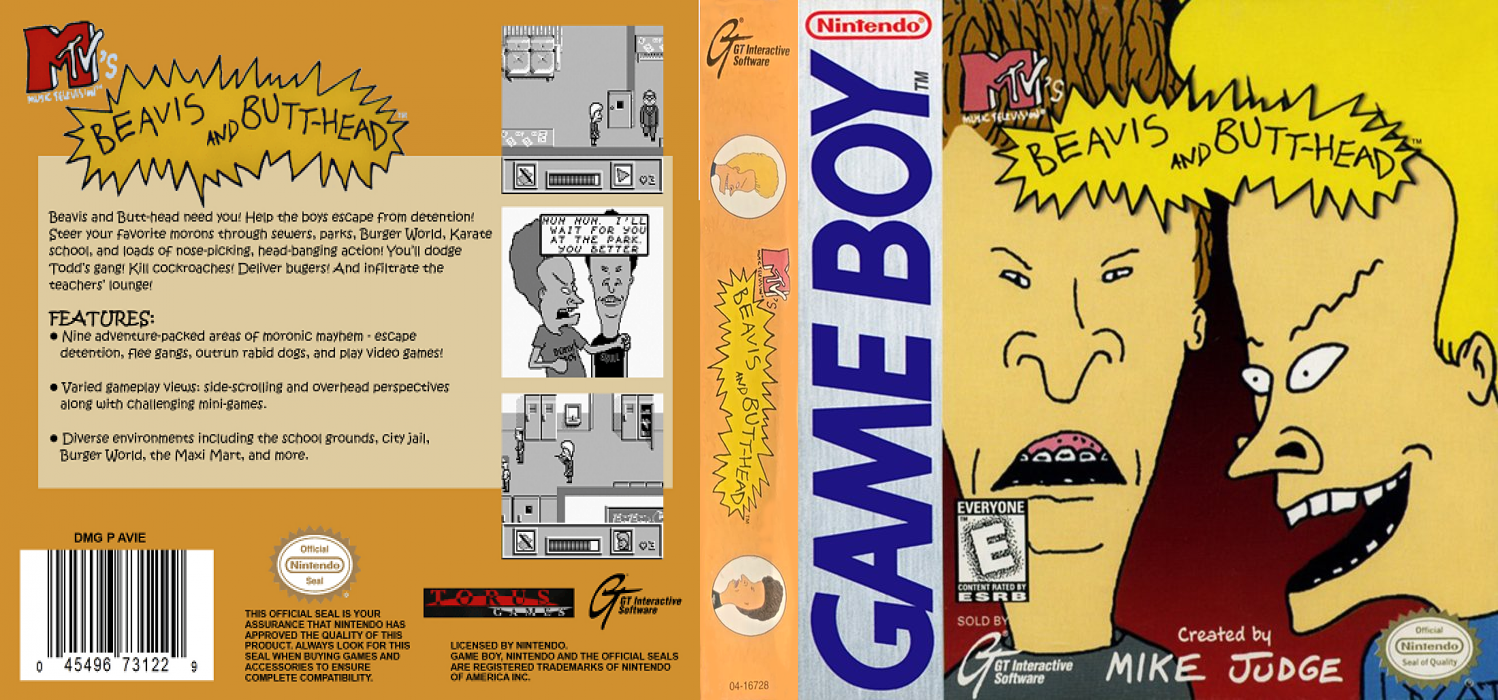 Beavis and Butt-Head [US,EU] gb 1999 Box Art