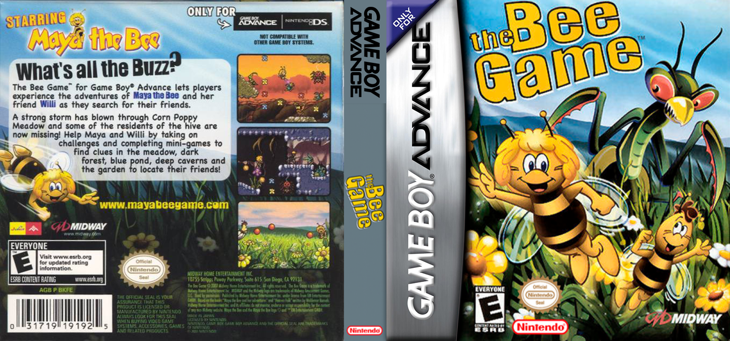 The Bee Game [US] gba 2007 Box Art