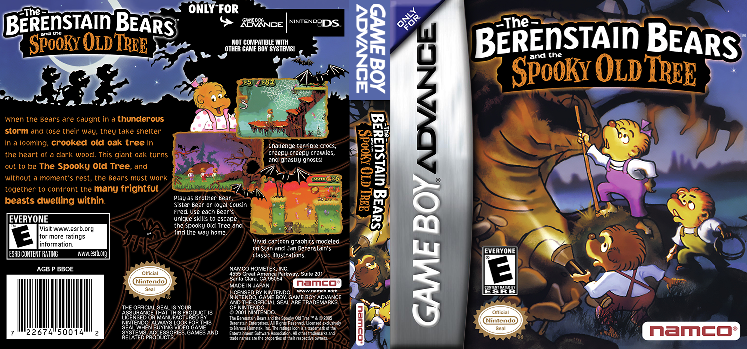 The Berenstain Bears and the Spooky Old Tree [US] gba 2005 Box Art