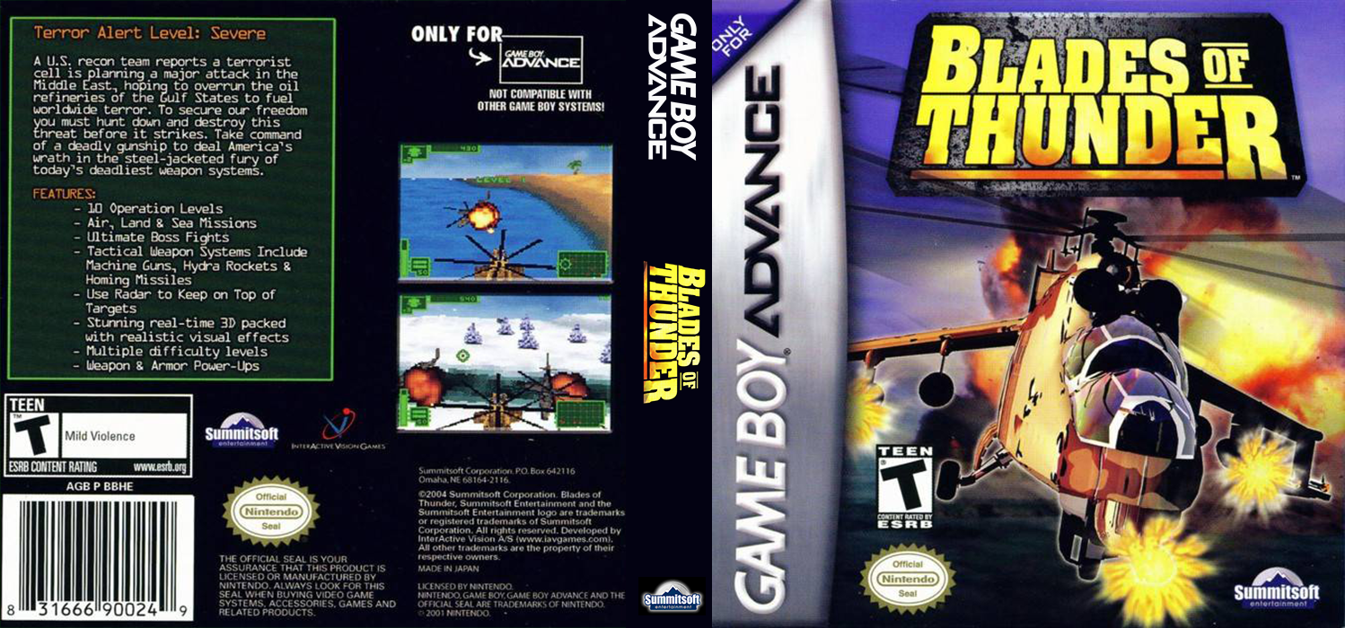 Blades of Thunder [US] gba 2005 Box Art