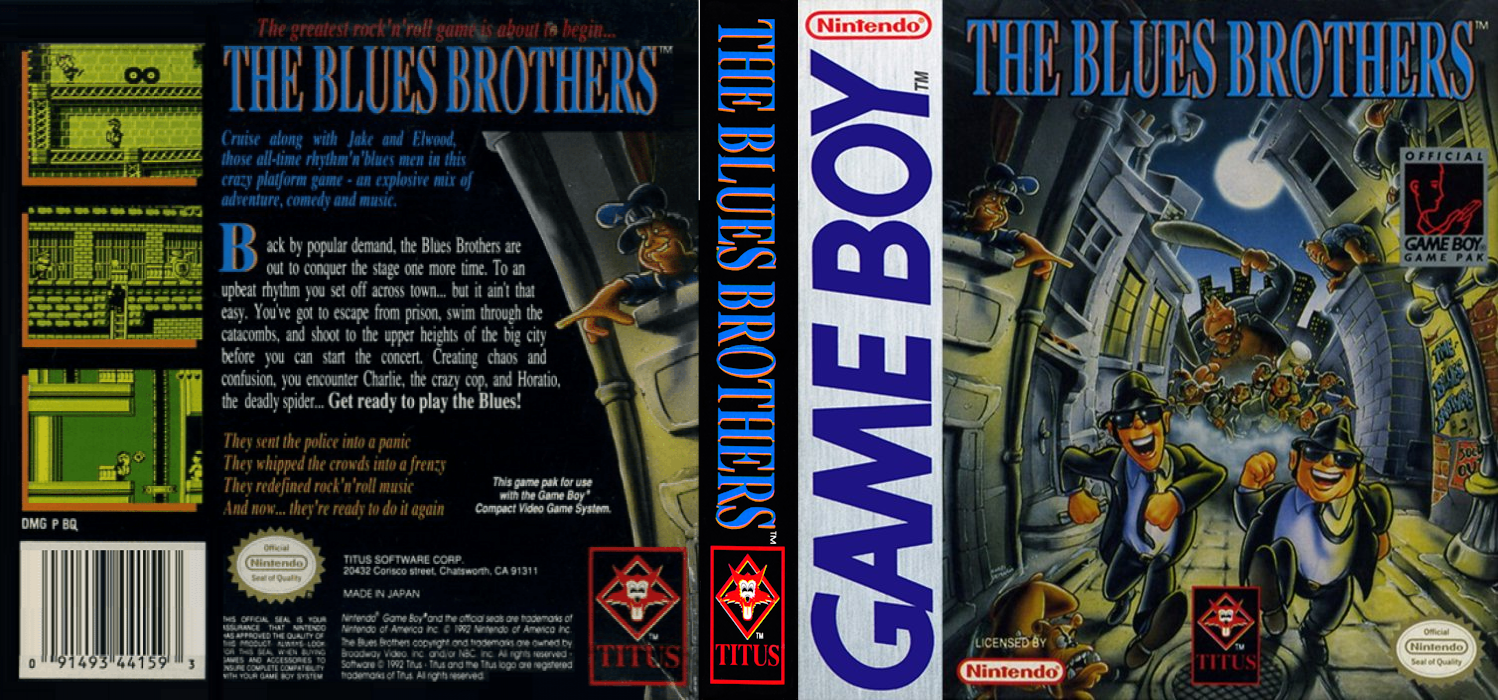 The Blues Brothers [US,EU] gb 1992 Box Art