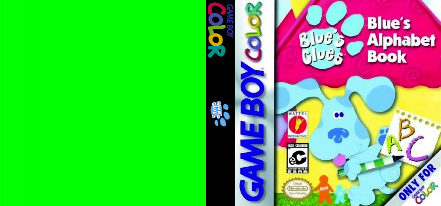 Blue’s Clues : Blue’s Alphabet Book [US] gbc 2001 Box Art