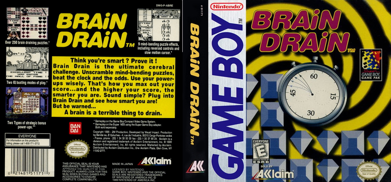 Brain Drain [US] gb 1998 Box Art
