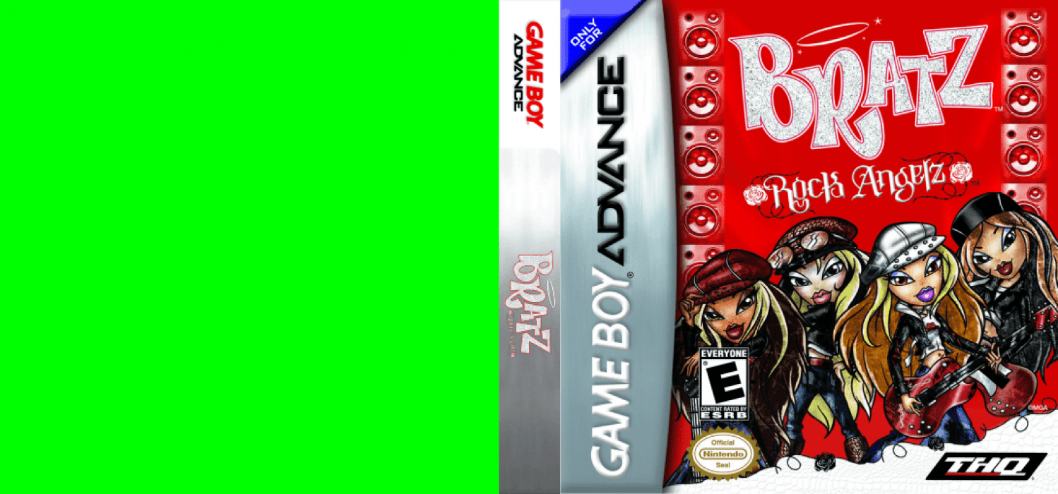 Bratz : Rock Angelz [US,EU] gba 2005 Box Art