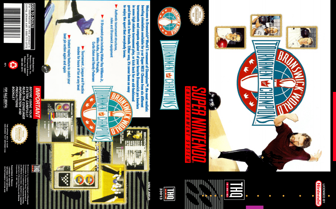 Brunswick World Tournament of Champions [US] snes 1997 Box Art