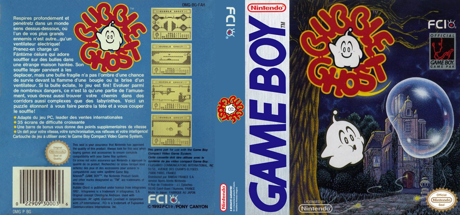 Bubble Ghost [US,EU] gb 1990 Box Art