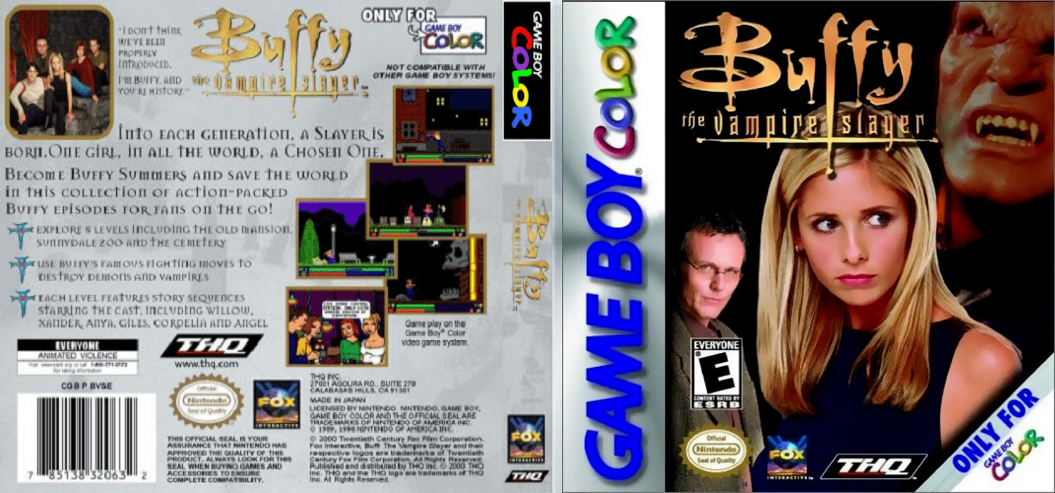 Buffy the Vampire Slayer [US,EU] gbc 2000 Box Art