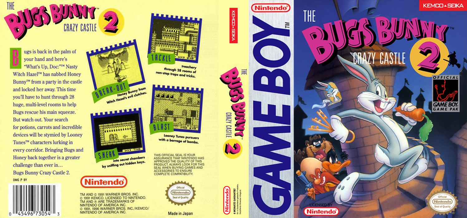 The Bugs Bunny Crazy Castle 2 [US] gb 1991 Box Art