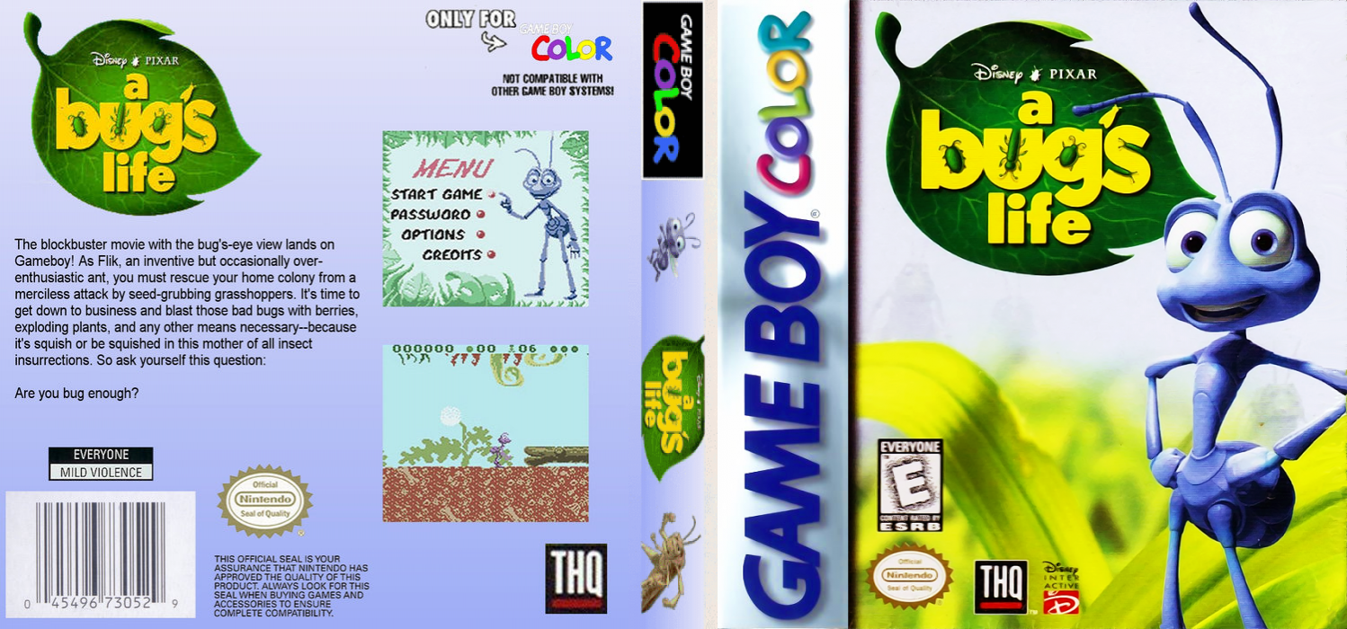 A Bug’s Life [US] gbc 1998 Box Art