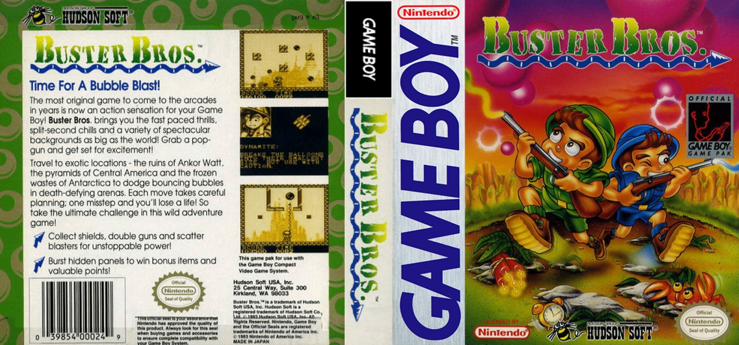 Buster Bros. [US] gb 1993 Box Art