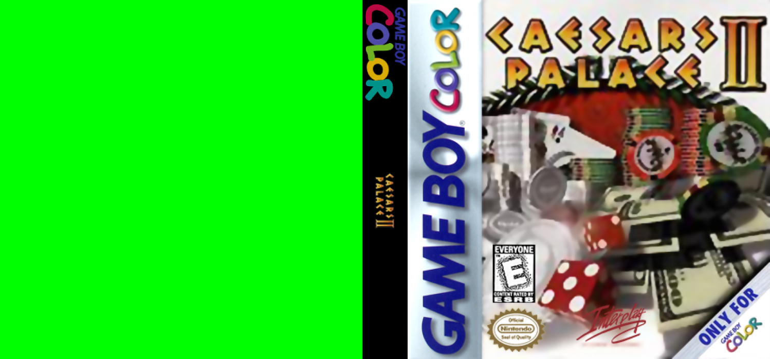 Caesars Palace II [US,EU] gbc 1999 Box Art