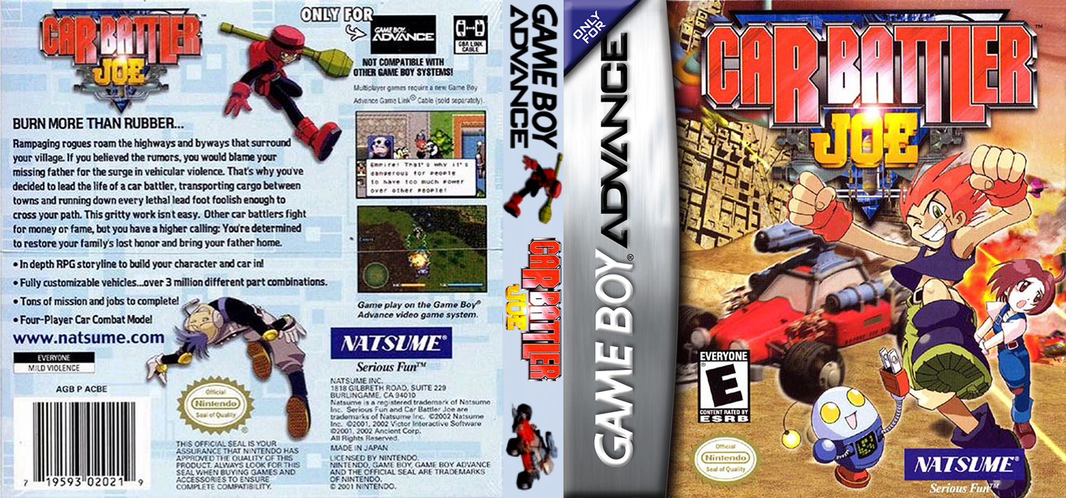 Car Battler Joe [US] gba 2002 Box Art