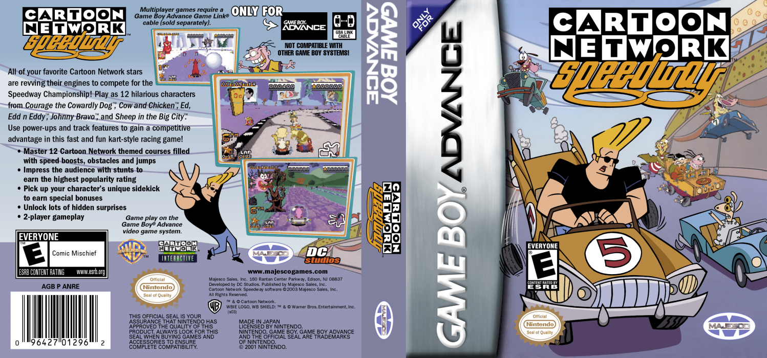 Cartoon Network Speedway [US] gba 2003 Box Art
