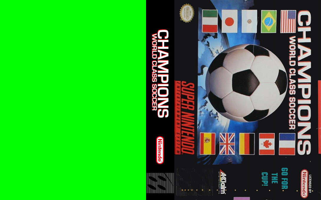 Champions : World Class Soccer [US] snes 1994 Box Art