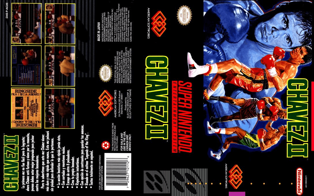 Chavez II [US] snes 1994 Box Art