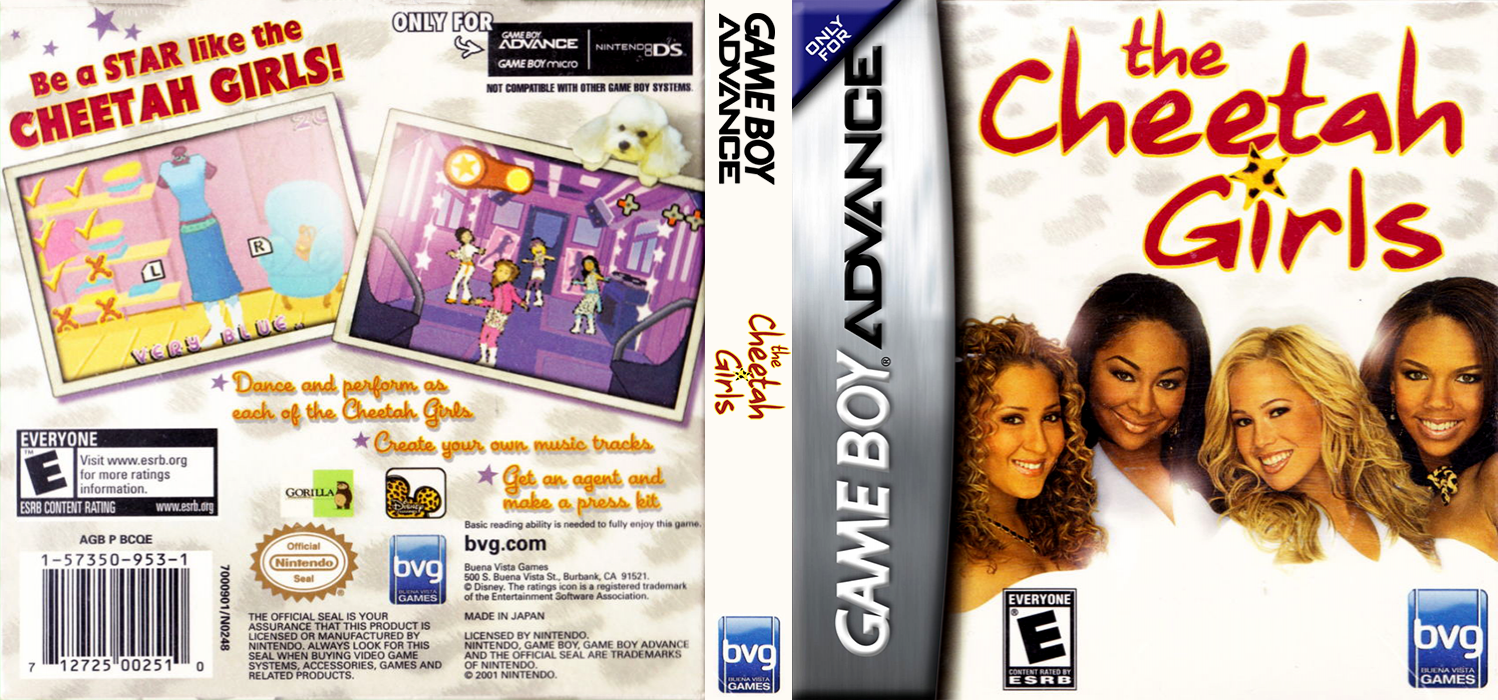 The Cheetah Girls [US] gba 2006 Box Art