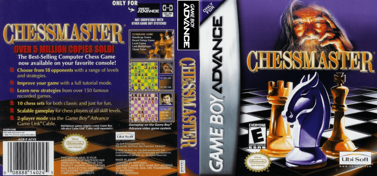 Chessmaster [US] gba 2002 Box Art