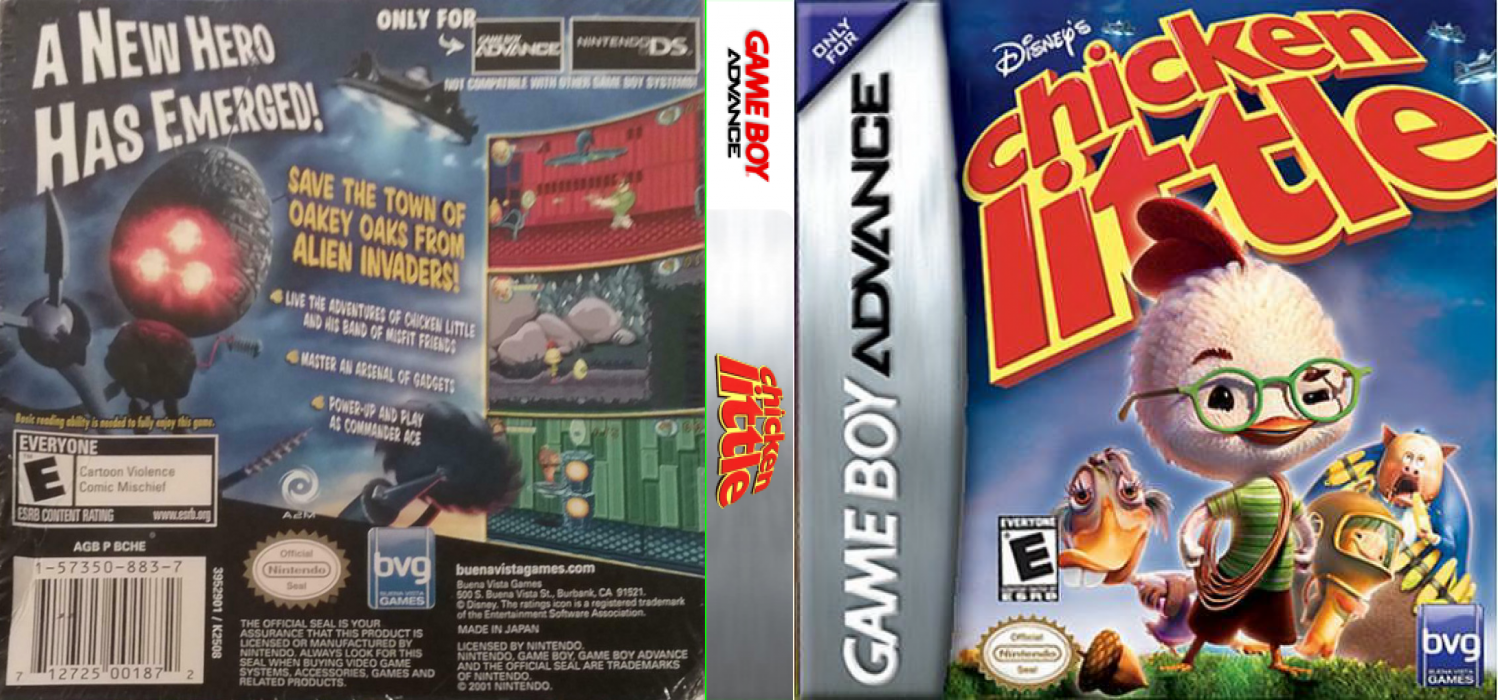 Disney’s Chicken Little [US,EU] gba 2005 Box Art