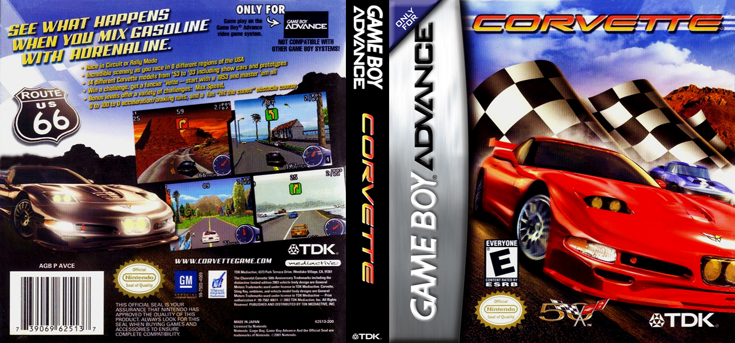 Corvette [US] gba 2003 Box Art