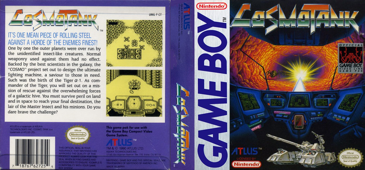 Cosmo Tank [US] gb 1990 Box Art
