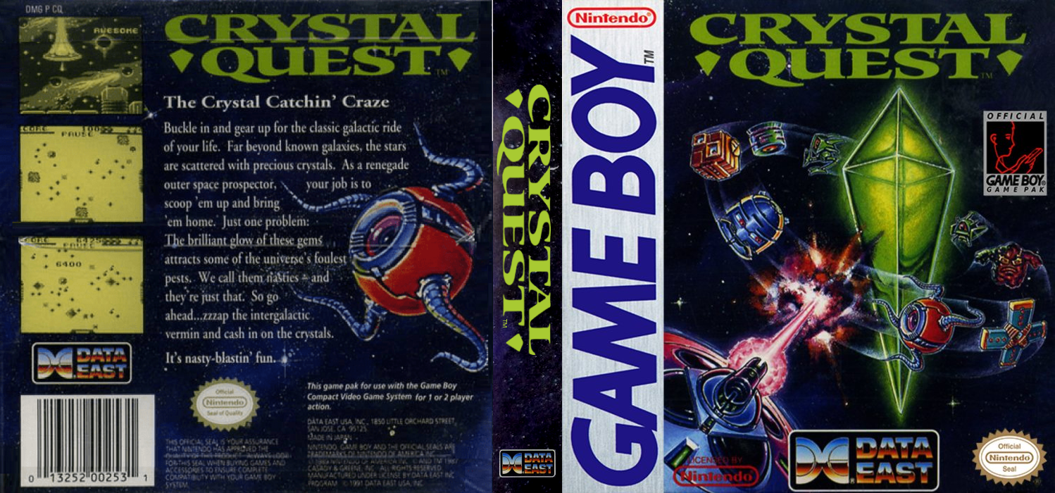 Crystal Quest [US] gb 1991 Box Art