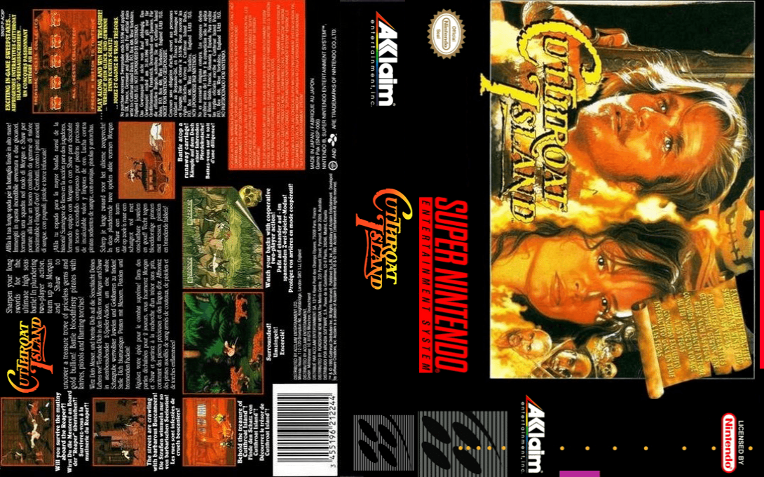 Cutthroat Island [US] snes 1996 Box Art
