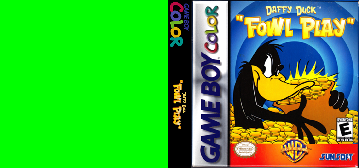 Daffy Duck: Fowl Play [US,EU] gbc 1999 Box Art